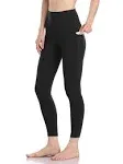 Colorfulkoala Essential Leggings w/ Pockets 25'' Inseam Black / L