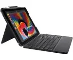 Logitech Slim Combo Case with Backlit Bluetooth Keyboard For iPad 5th &amp; 6th Gen