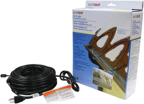 Easy Heat ADKS 200 ft. L De-Icing Cable For Roof and Gutter