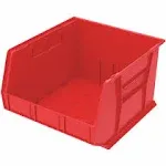 Akro-Mils 30270RED 11"L x 16-1/2"W x 18"H Red Hang and Stack Bin