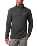 Columbia Great Hart Mountain III Half Zip - Men's Black Heather L