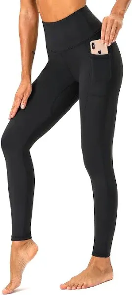 Essential Buttery Soft Sports Leggings with Pockets High Waisted Tummy