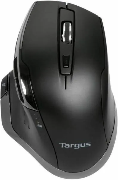 Targus AMW584GL Antimicrobial Ergo Wireless Mouse, 2.4 GHz, 1600 dpi, 7 Buttons