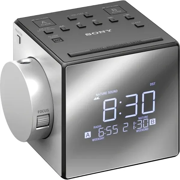 Sony Alarm Clock Radio with Time Projection