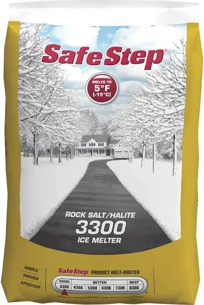 Safe Step 3300 Rock Salt Ice Melt