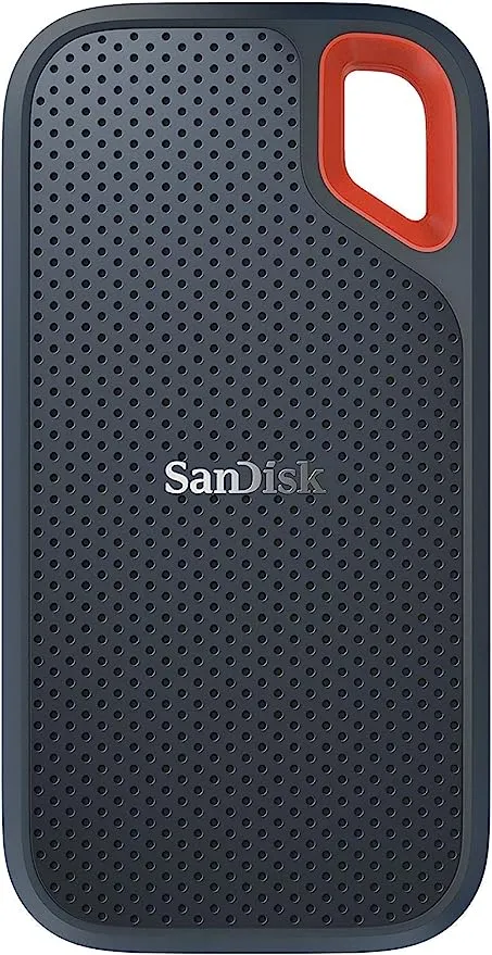 SanDisk 1TB Extreme Portable External SSD - Up to 550MB/s - USB-C, USB 3.1 - SDSSDE60-1T00-G25SanDisk 1TB Extreme Portable External SSD - Up to 550MB…