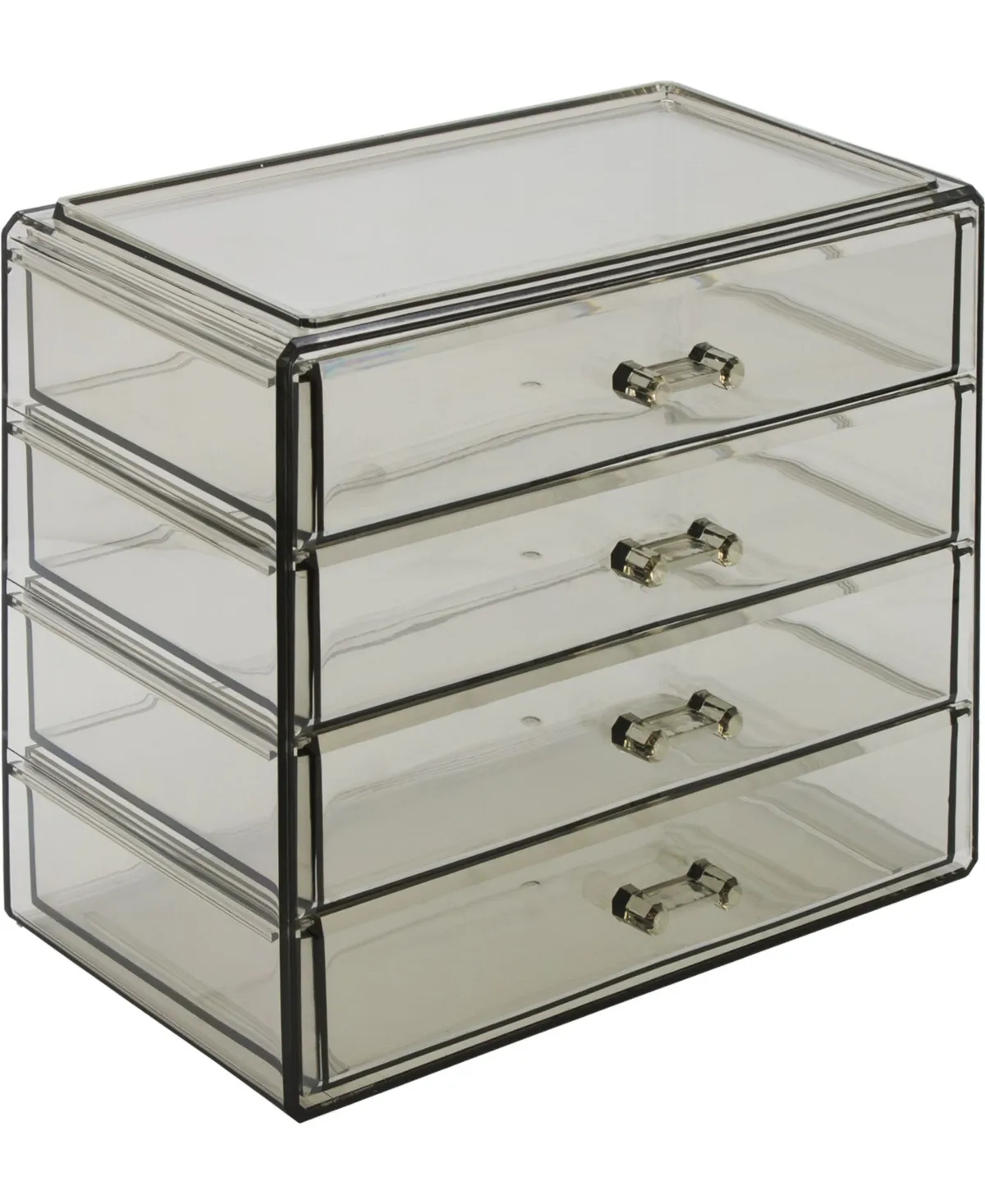 Sorbus Makeup Organizer - 4 Drawer Acrylic Make Up Organizers and Storage for Cosmetics, Jewelry, Beauty Supplies, Clear Makeup Organizer for Vanity, Girl's Room, College Dorm, Counter, Bathroom SinkSorbus Makeup Organizer - 4 Drawer Acrylic Make Up Org…