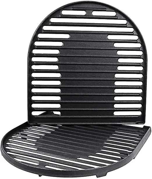 Uniflasy Cast Iron Grill Cooking Grates for Coleman Roadtrip Swaptop Grills LX LXE LXX, 2 Pack