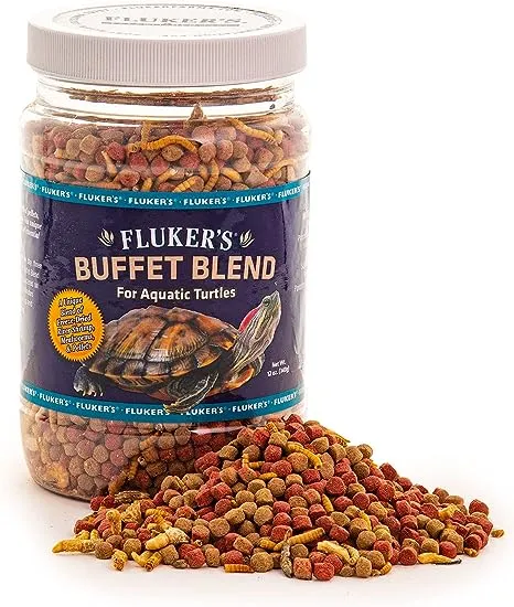 Fluker's Aquatic Turtle Buffet Blend Food (12 oz)