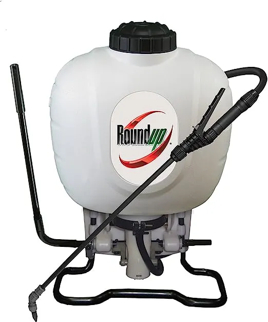 Roundup 190314 Backpack Sprayer for Fertilizers, Herbicides, Weed Killers & Insecticides, 4 Gallon , White