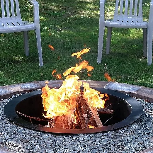 Sunnydaze Heavy-Duty Steel Fire Pit Ring Liner - 39"