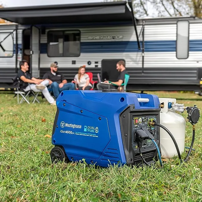 4500 Watt RV Ready Portable Inverter Generator with CO Sensor