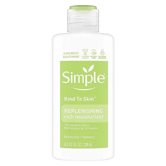 Simple Kind to Skin Facial Moisturizer Replenishing Rich 4.2 oz