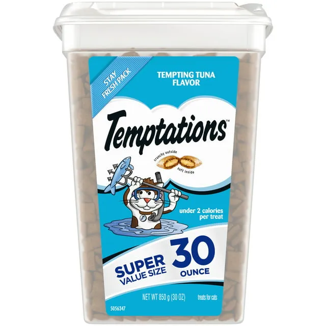 3 Oz Pouch Crunchy &amp; Soft Tuna Cat Treats, Irresistible Flavor