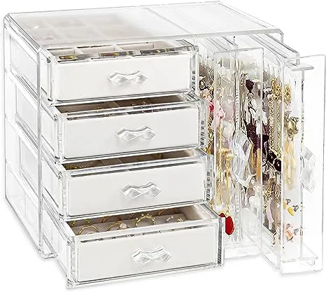 Rebrilliant Acrylic Jewelry Organizer Box