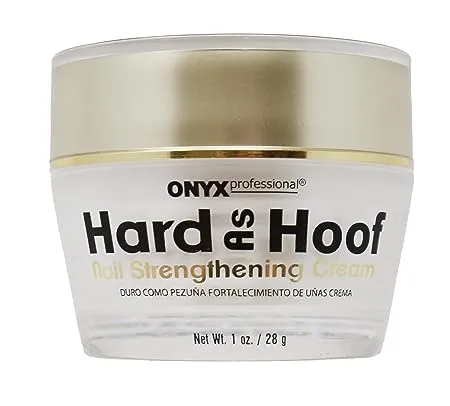 Hoof Hard As Hoof Nail Strengthening Cream with Coconut Scent Nail Strengthener and Nail Growth Cream, 1 oz, Pack of 3