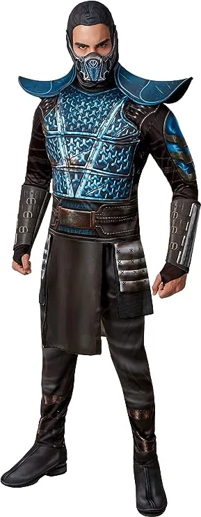 Rubie's Men's Mortal Kombat 11 Sub-zero Costumes, As Shown, Standard US