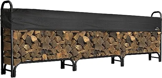 ShelterLogic 12 ft. Heavy Duty Firewood Rack with Cover