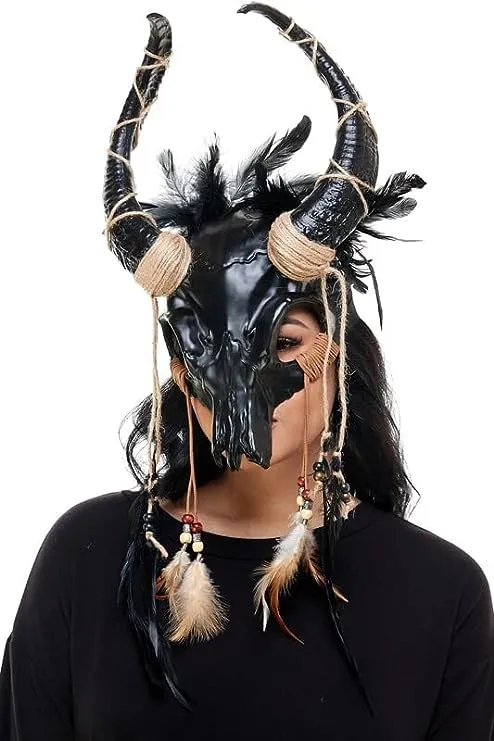 Full Mask Skull Head Costume Accessory