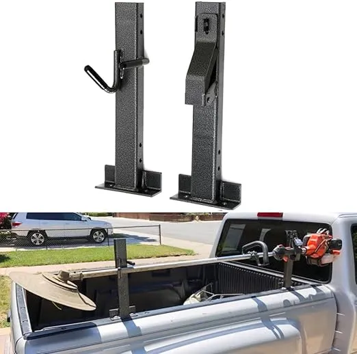 ELITEWILL Locking Single Trimmer Rack Trim line Holder Fit for Open Landscape Trailers Racks