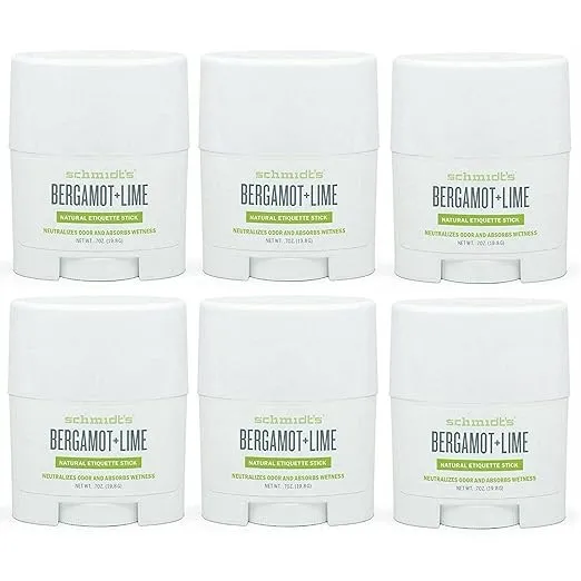 Schmidt's Bergamot + Lime Natural Deodorant