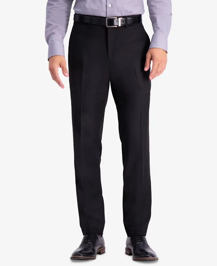 Kenneth Cole Reaction Men's Premium Stretch Texture Weave Slim Fit Dress Pants