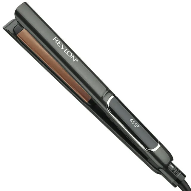 Revlon 1" Copper Digital Flat Iron , Black