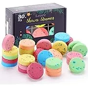 Shower Steamers Aromatherapy, 30PCS Natural Organic Shower Bombs with Essential Oils for Relaxing Home Spa, Birthday Christmas Gift Basket for Women