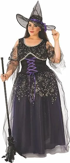 Rubie's Midnight Curvy Witch Womens Sexy Costume