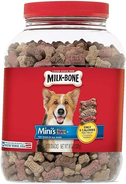 Milk Bone Soft & Chewy Dog Snacks 2 Pack (37oz Each) (beef & Filet mignon)