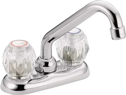 Moen 4975 Chrome Two-Handle Laundry Faucet, One Size