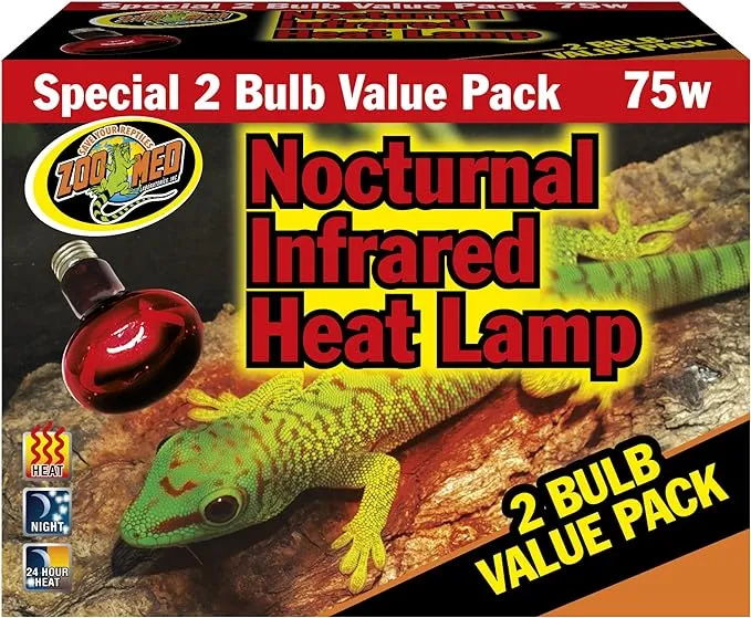 Zoo Med Nocturnal Infrared Heat Lamp 75W