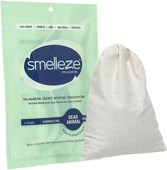 SMELLEZE Reusable Dead Animal Odor Eliminator Deodorizer Pouch