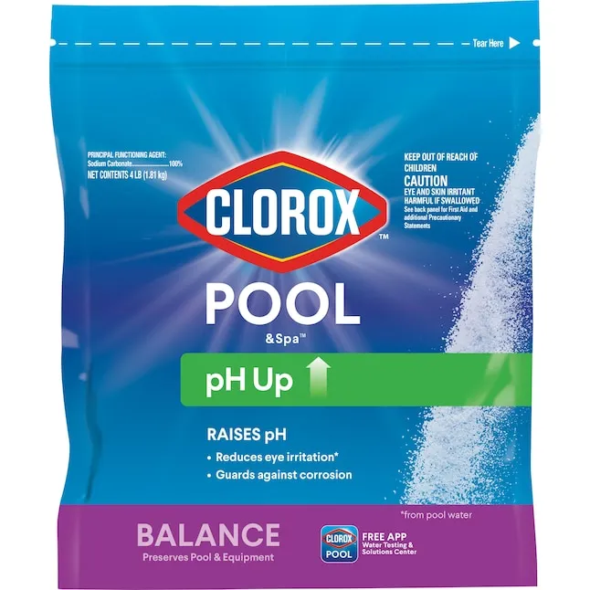 Clorox Pool&Spa 4-lb Ph Increaser Pool BalancerClorox Pool&Spa 4-lb Ph Increaser Pool Balancer