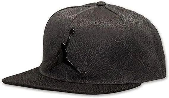 Air Jordan Jumpman Elephant Print Black Adjustable Youth Boy's Cap 8/20