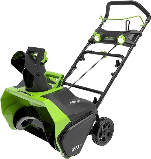 Greenworks 13 Amp 20-Inch Corded Snow Blower, 2600502