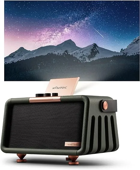 NOMVDIC X300 Smart Portable Speaker &amp; Projector Used