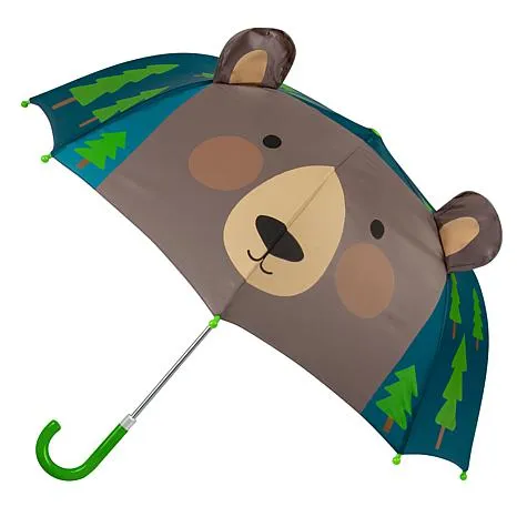 Stephen Joseph Unisex Child Pop Up Umbrella, Bear