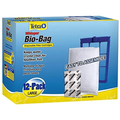 Tetra Whisper Bio-Bag Disposable Filter Cartridges 12 Count, Large