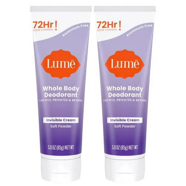 Lume Whole Body Deodorant Invisible Cream Tube