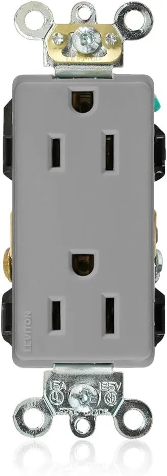 20 Amp, 125 Volt, Nema 5-20R, Single Receptacle White