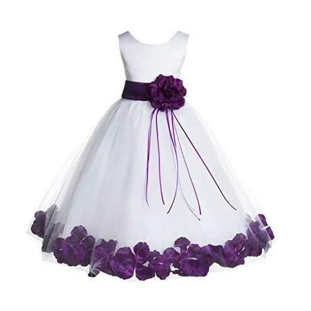 COMISARA 6M-9T Kids Pageant Flower Girl Dress Little Girls Party Wedding Formal Dresses