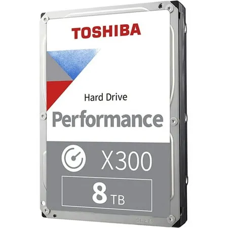 Toshiba X300 14TB Performance & Gaming 3.5-Inch Internal Hard Drive – CMR SATA 6 GB/s 7200 RPM 512 MB Cache - HDWR31EXZSTA