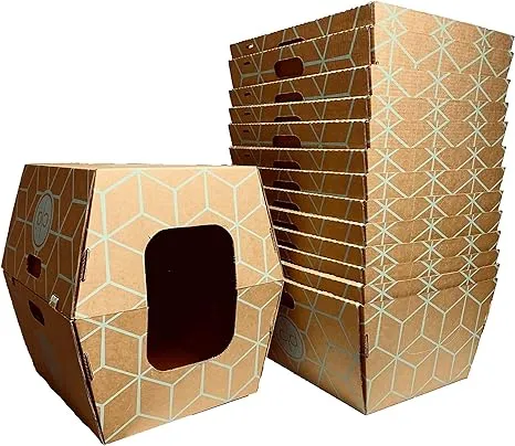 Cats Desire Disposable Biodegradable Litter Box (15 Pc)