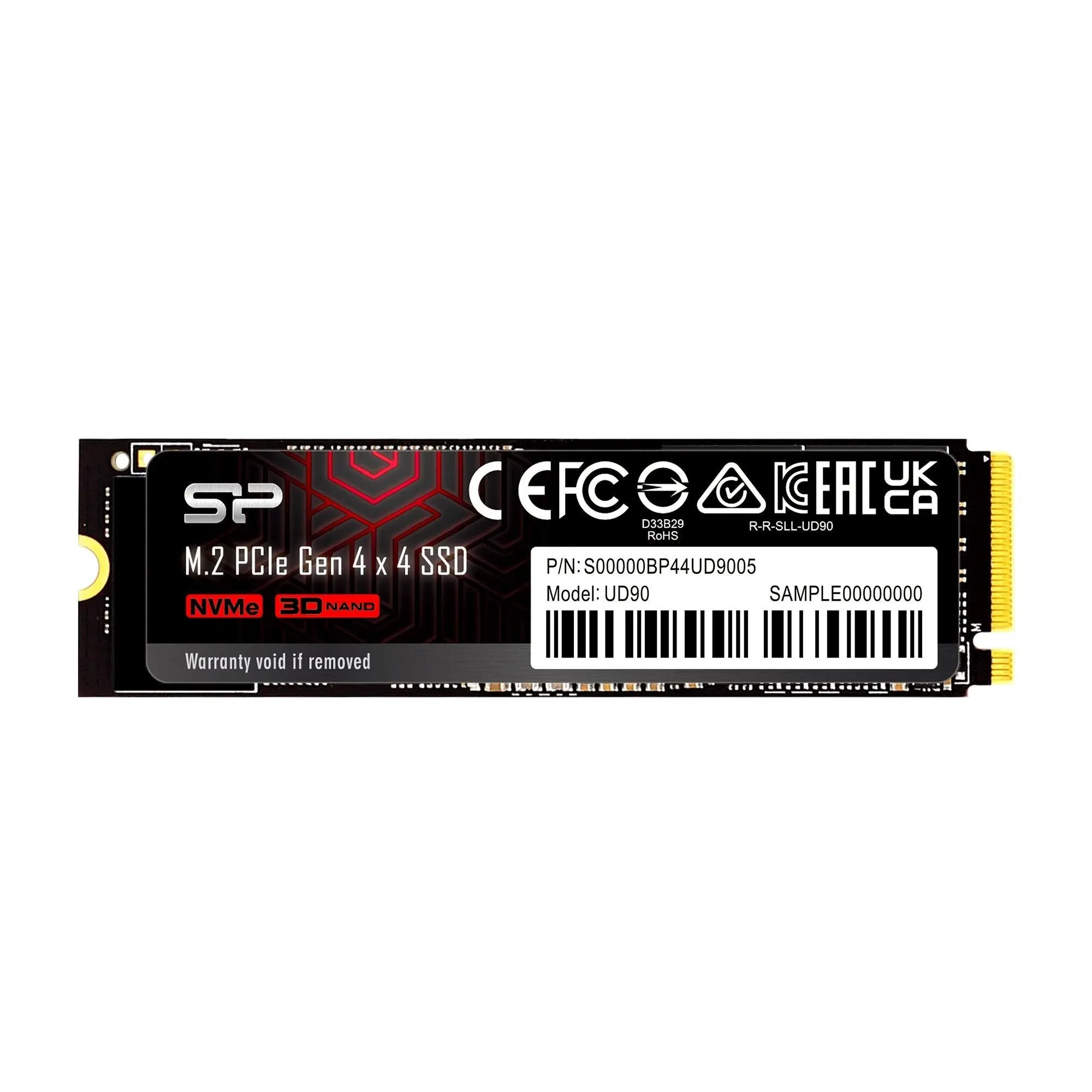 Silicon Power 1TB NVMe 4.0 Gen4 PCIe M.2 SSD R/W Up to 4,800/4,200 MB/s (SP01KGBP44UD9005)