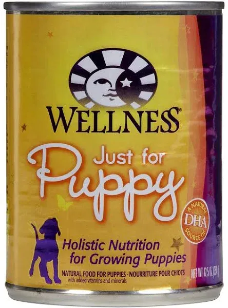 Wellness Complete Health Just for Puppy Canned Dog Food, 12.5-oz, Case of 12