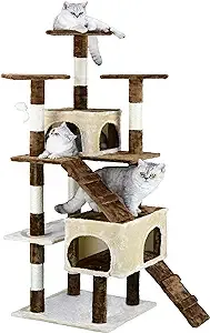 Go Pet Club 63" Sisal Scratching Posts Cat Tree