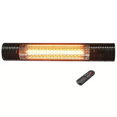 Dr Infrared Heater DR-338 Carbon Infrared Patio Heater with Tripod, Black, 23x40 Inches