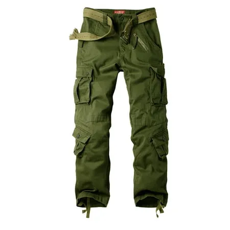 Women&#x27;s Cotton Casual Military Army Cargo Combat Work Pants with 8 Pocket