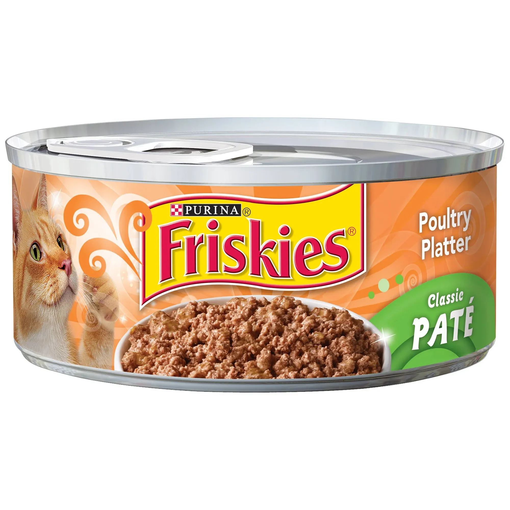 Purina Friskies Pate Wet Cat Food, Poultry Platter - (24) 5.5 oz. Cans